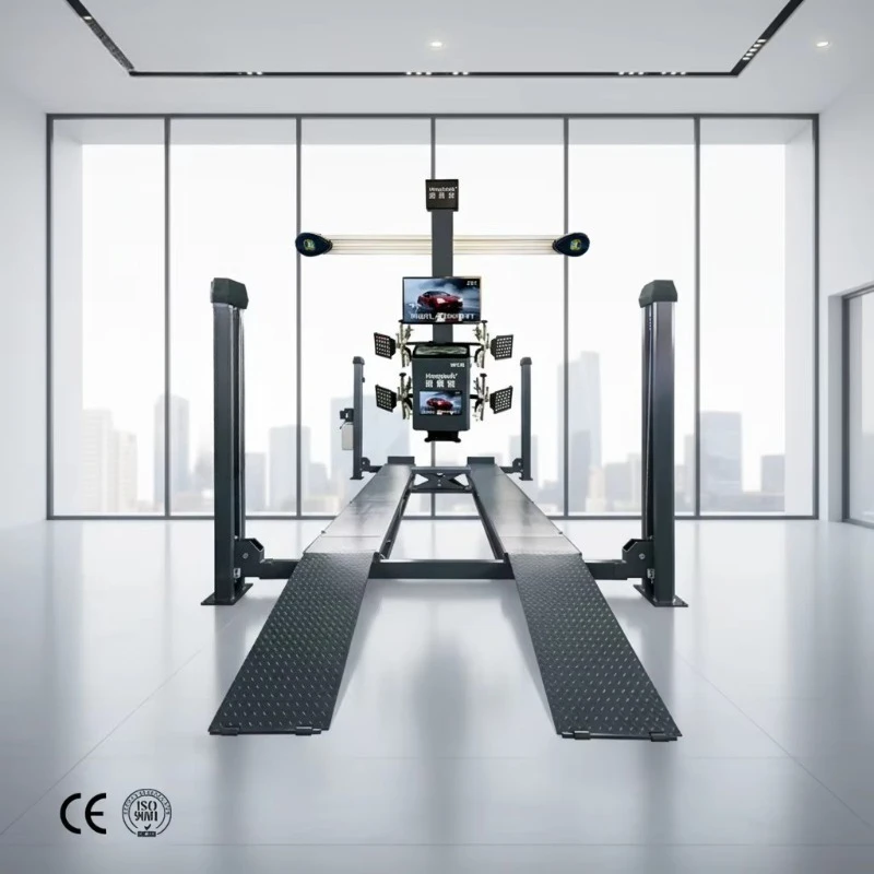 Wholesale High Performance Four-Wheel Positioning Wheel Alignment Machine Full Set with 4 Post Car Lift