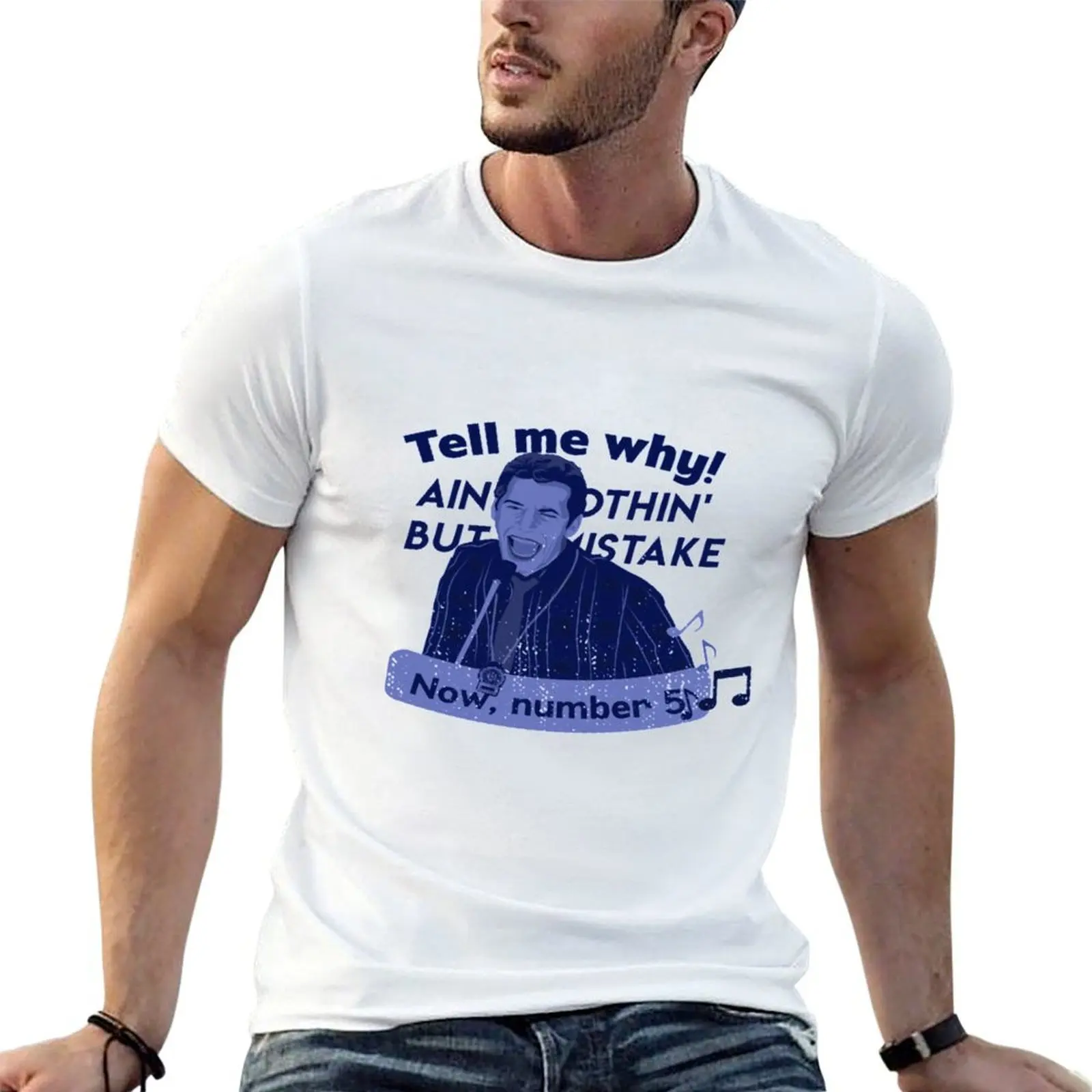 Tell me why - Jake Peralta T-Shirt anime shirt blue archive shirts men