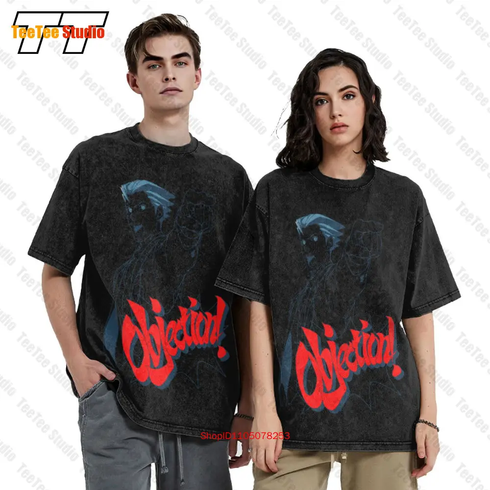 

Ace Attorney Better Call Phoenix Vintage Short Sleeve Tee T-Shirt 72T7