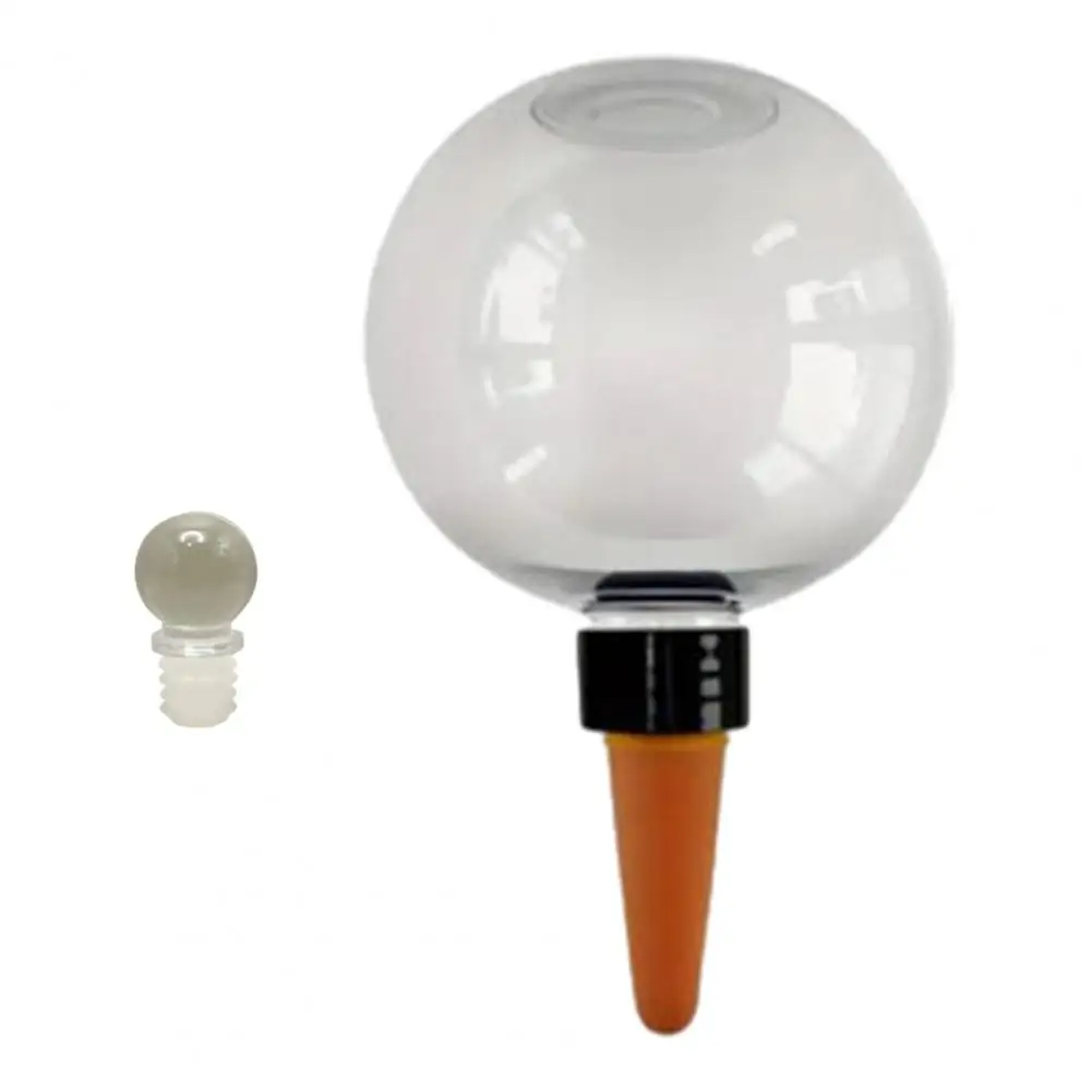 Holiday Plant Waterer Self Watering Bulb 500ml Automatic Plant Irrigation Ball with Lid Transparent Holiday Watering for Indoor