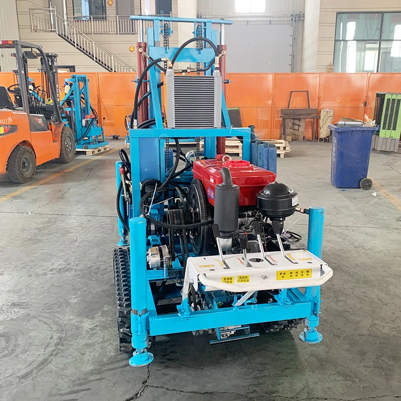 200m Depth Portable Water Well Drilling Rig Small Deep Tube Well Borehole Drilling Machine for Sale