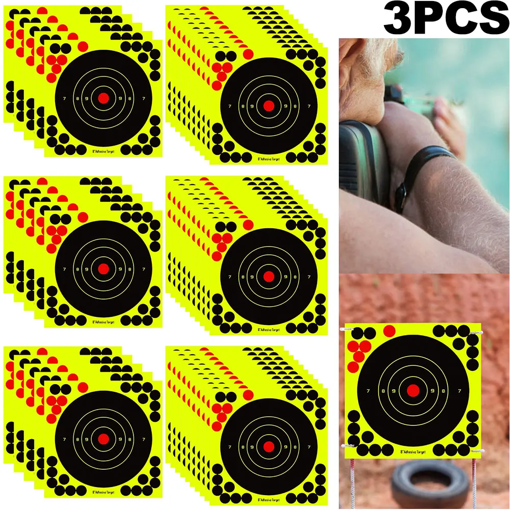 ورق إطلاق النار الهدف اللاصق مقاس 8 بوصات (30 قطعة)
