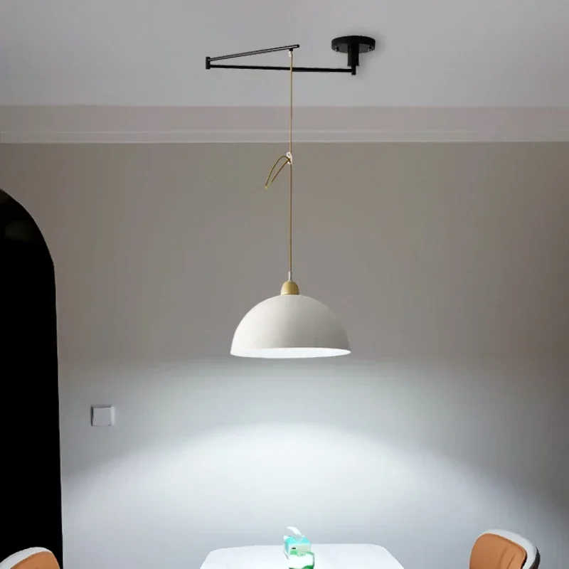 Removable pendant light, movable dining restaurant, Italian designer ins style restaurant, new industrial pendant light