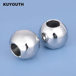 KUYOUTH-agán de cuentas redondas de cobre clásico, medidores de peso para oreja, joyería para Piercing corporal, ensanchadores, 2 uds., 16mm