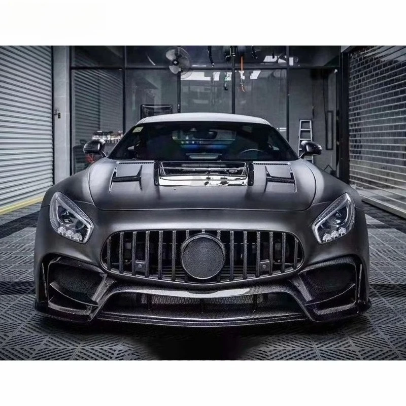 Partial Carbon Fiber Front Bumper Assemble for  GT GTS Body Kit
