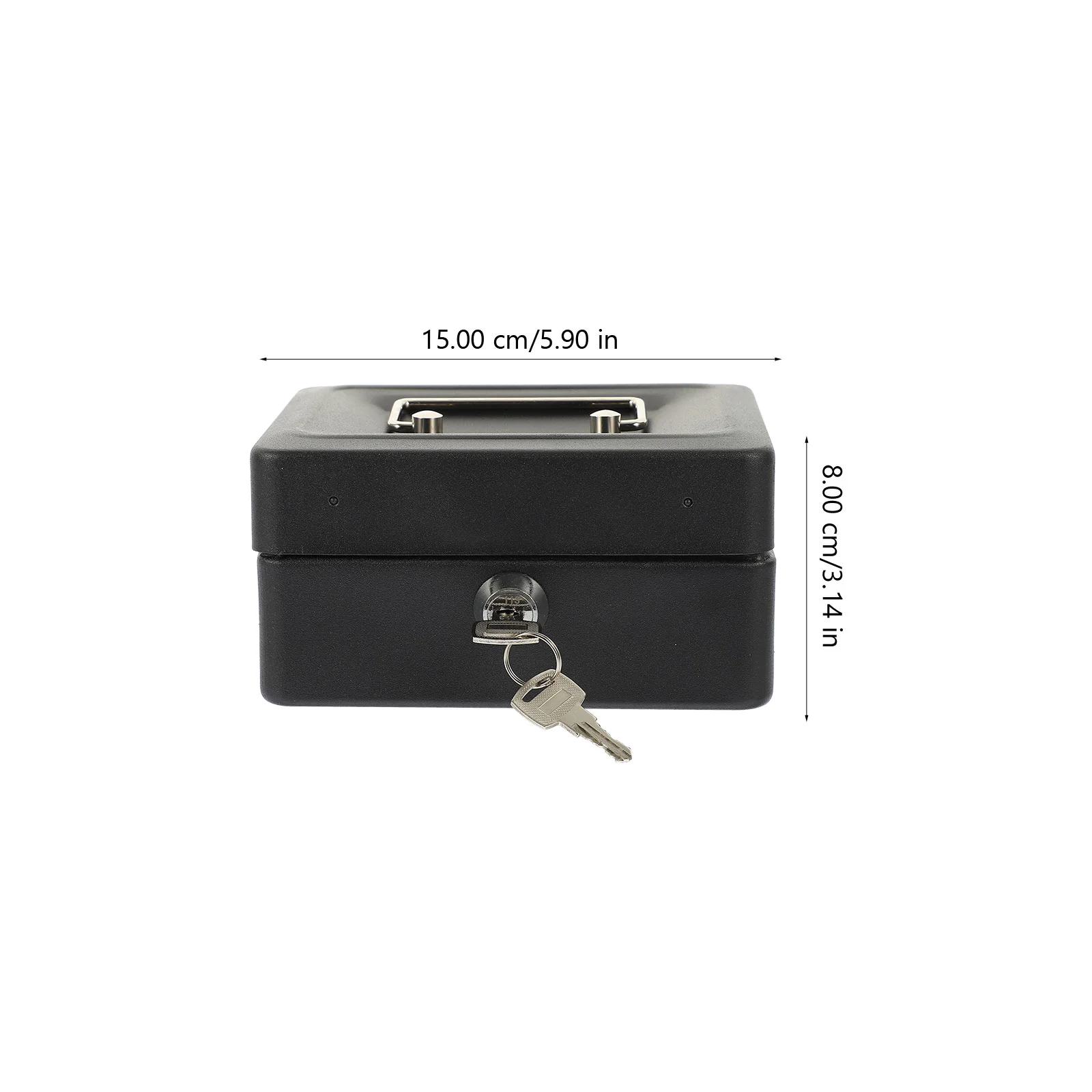 Dropshipping Desktop Storage Box with Lock Large Cabinet Toy Iron Kids Locker Key Container