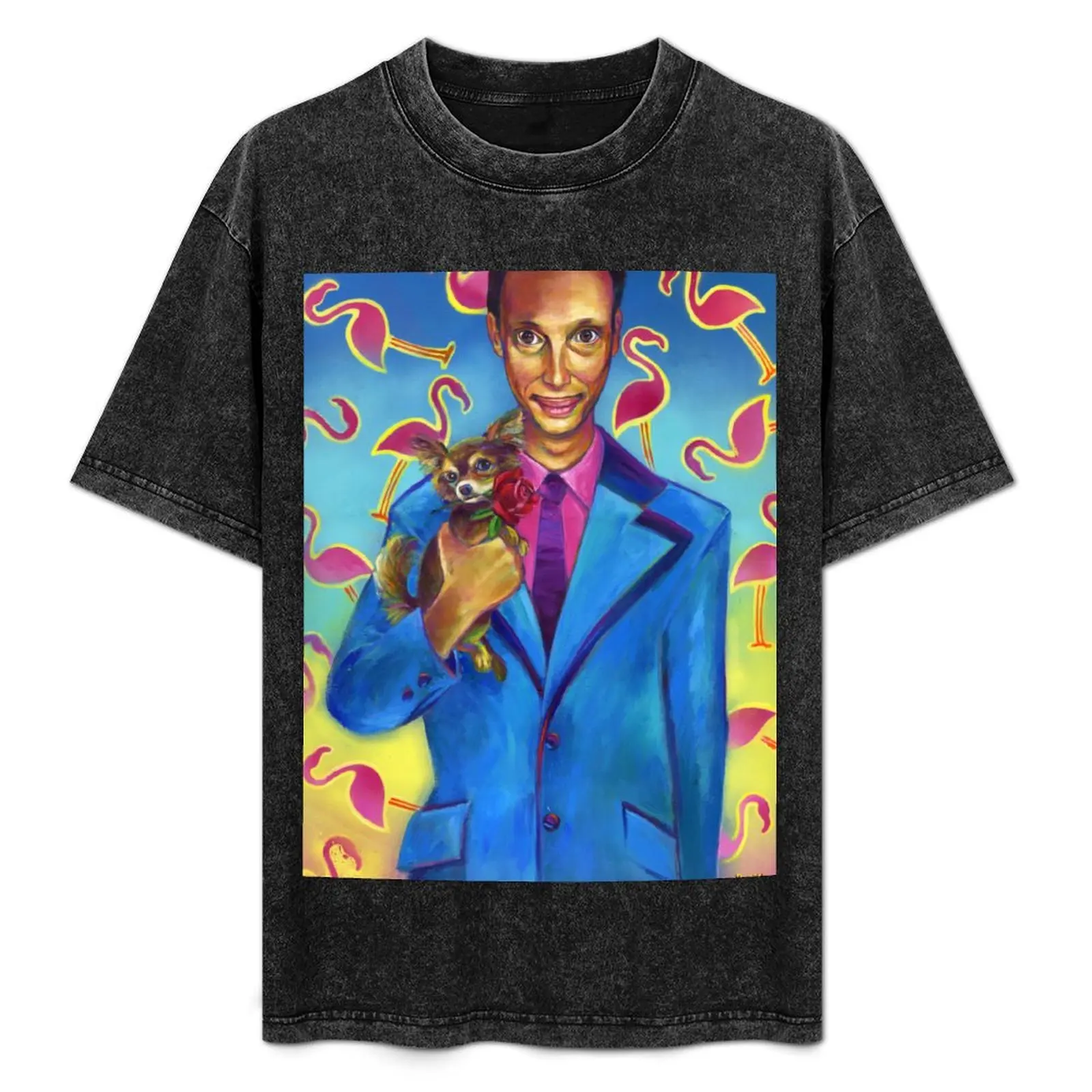 

The Pharaoh of Filth, John Waters T-Shirt Graphic Print Short Sleeve T-Shirt
