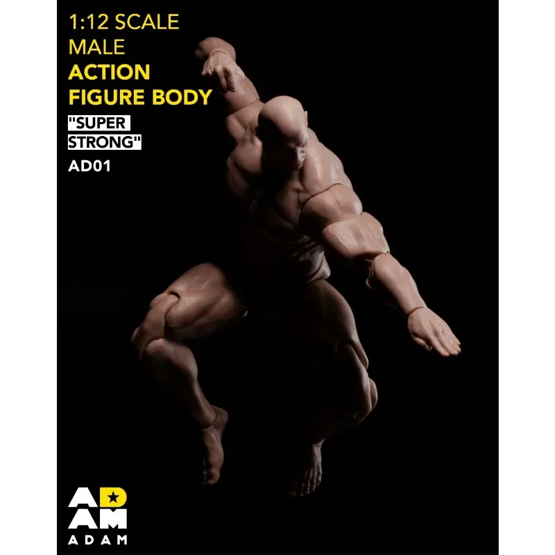 【In Stock】ADAM 1/12 Hyper-Articulated Comic Strong Male Body AD01 Second Edition Action Figure Gift Model