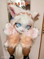 Fursuit Kigurumi Headsets Furry Cosplay Costumes Comiket Furries Rubbit Doll Cat Comiket Furries Doll costumes Animal