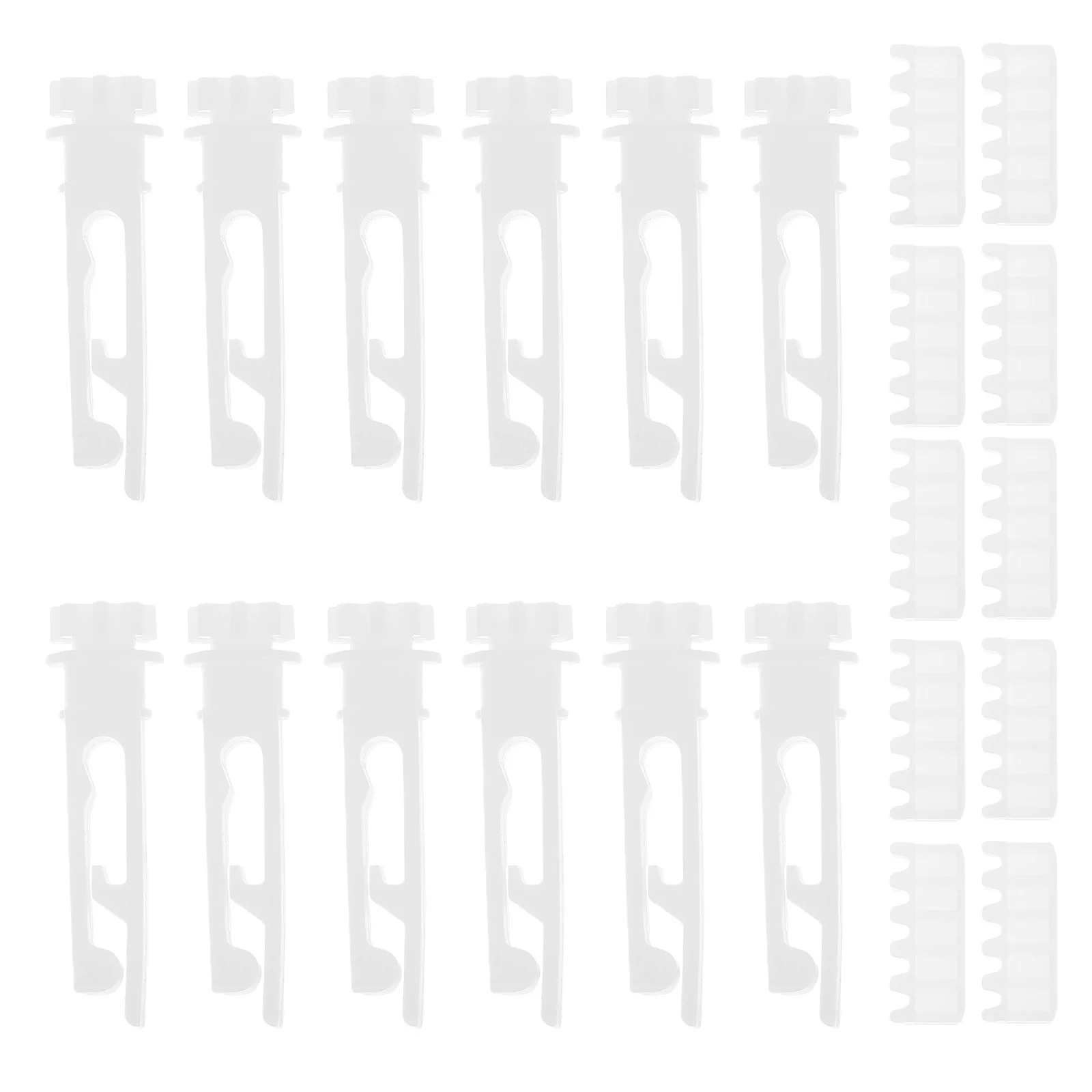 1 set 1 Set Vertical Blinds Repair Kit With Plastic Stems Gears For Smooth Operation Replacement Parts Window Blind Maintenance