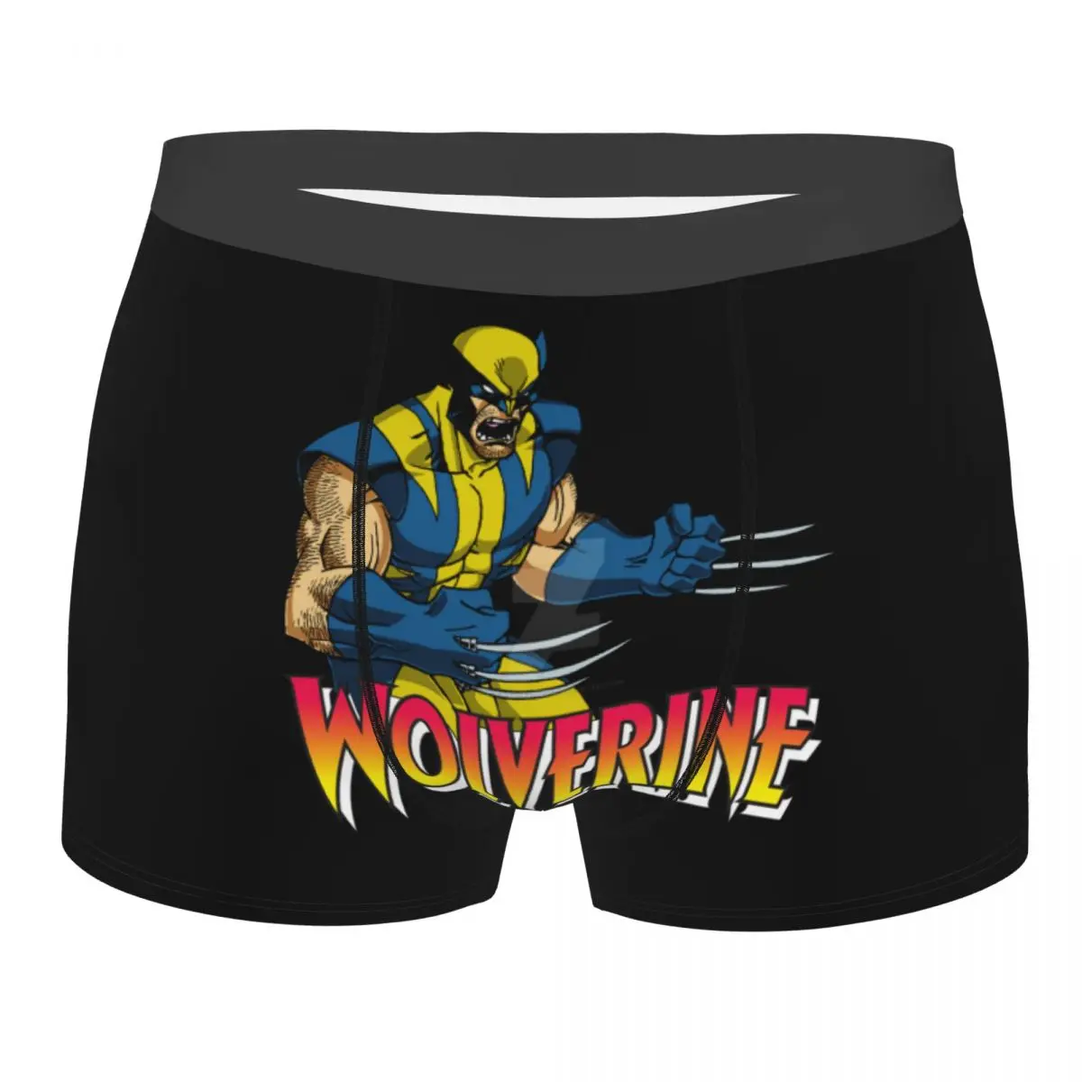 Custom Male Fashion Wolverine X-23 Superhero Men's Underwear Boxer Briefs Soft Shorts Panties Underpants