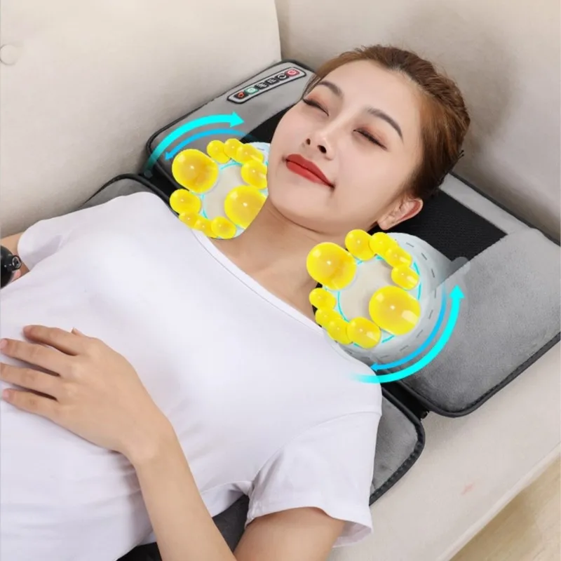 

Cervical spine massager back waist cervical spine massage cushion whole body multifunctional household electric massager