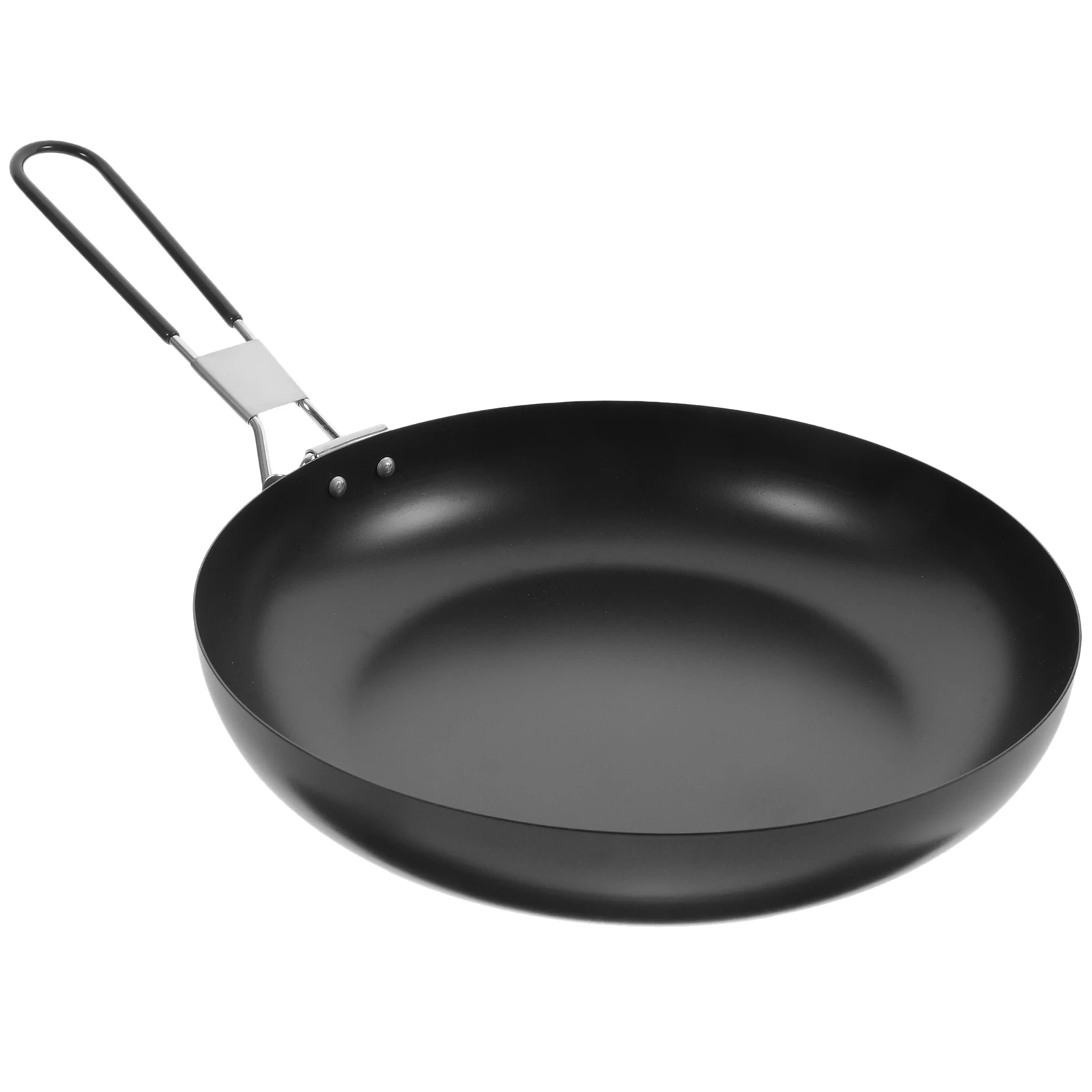 

Portable Non stick Frying Pan Iron Material Camping Utensils Hiking Cooker Lightweight Multi functional Saucepan Outdoor Cooking