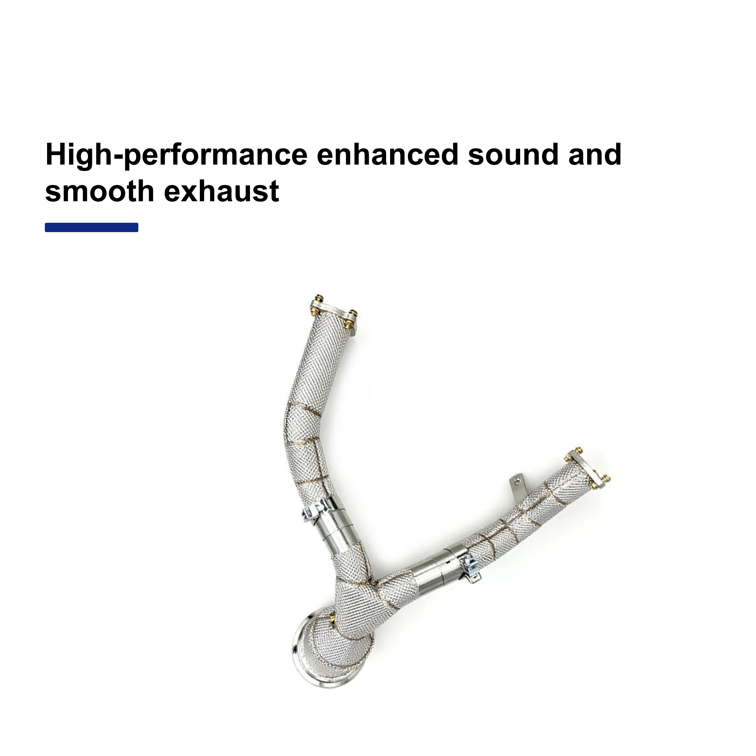 ACE Exhaust High-Flow-Downpipe für Audi A6/A7 C8 3.0T 2019- Hochwertige SUS304 Auspuffkrümmer Auspuffanlagen mit Hitzeschutz – Detail 5