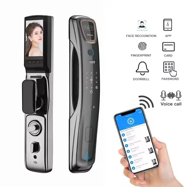 

Usmart Go WiFi Door Lock Camera 3D Face Intelligent Fingerprint Password Electronic Key IC Card Unlock