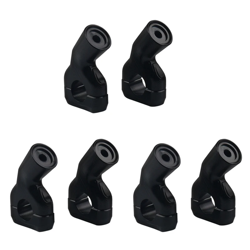 

6X Motorcycle Handlebar Riser Clamp Spacer Handlebar Lift For Triumph Bonneville T100 T120 Bobber Black 2016-2019-AD39