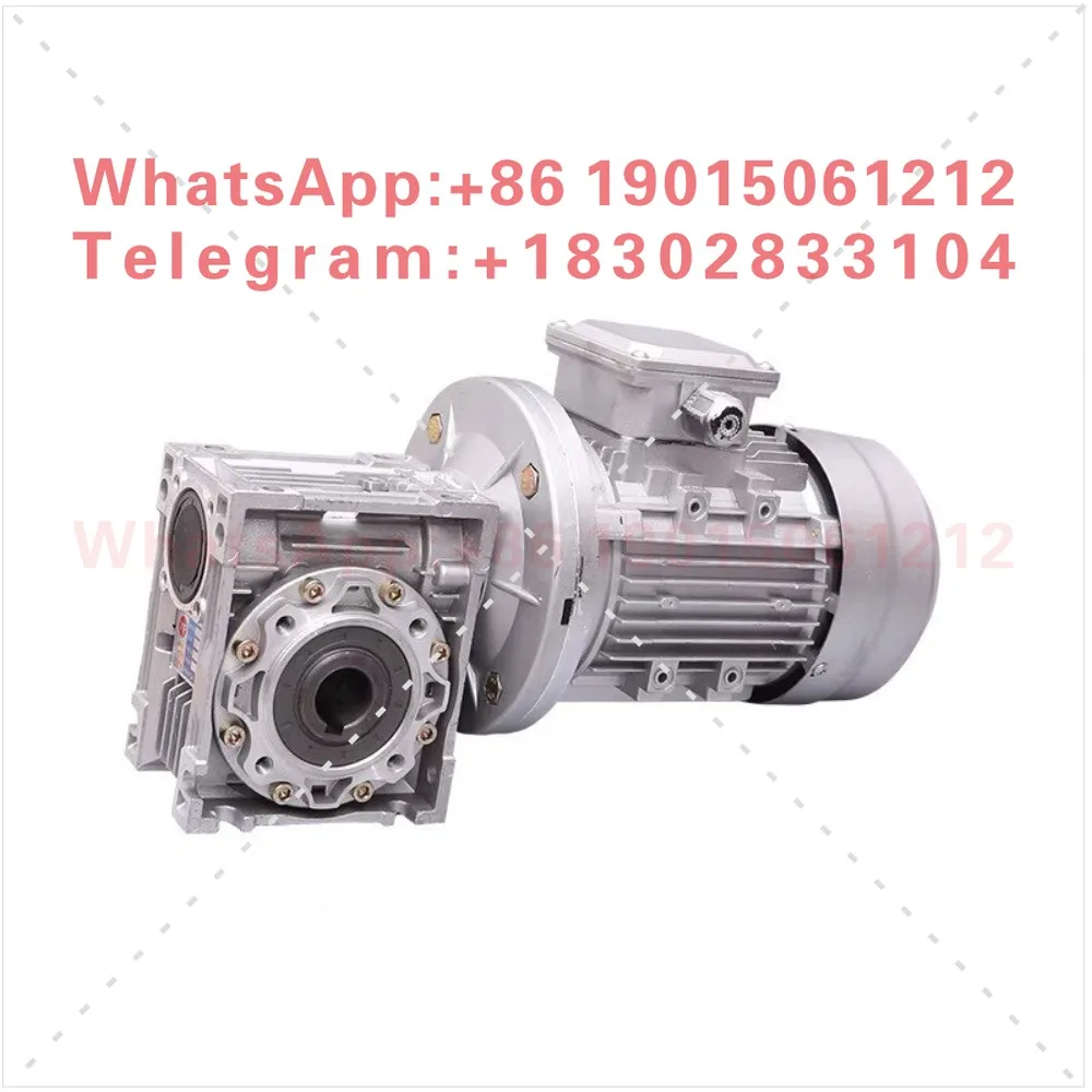 Gear reducer RV030-RV150 full series with motor 0.12KW-2.2KW turbine worm