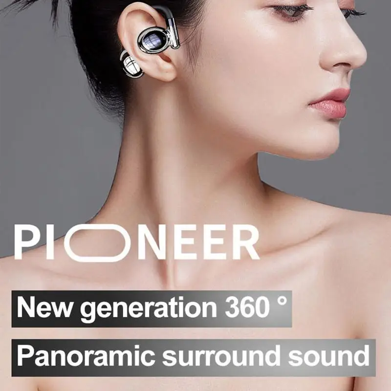 Headset sem fio Earbuds, Carregamento Fones De Ouvido, Bone Conduction Headphones, Sport for Running