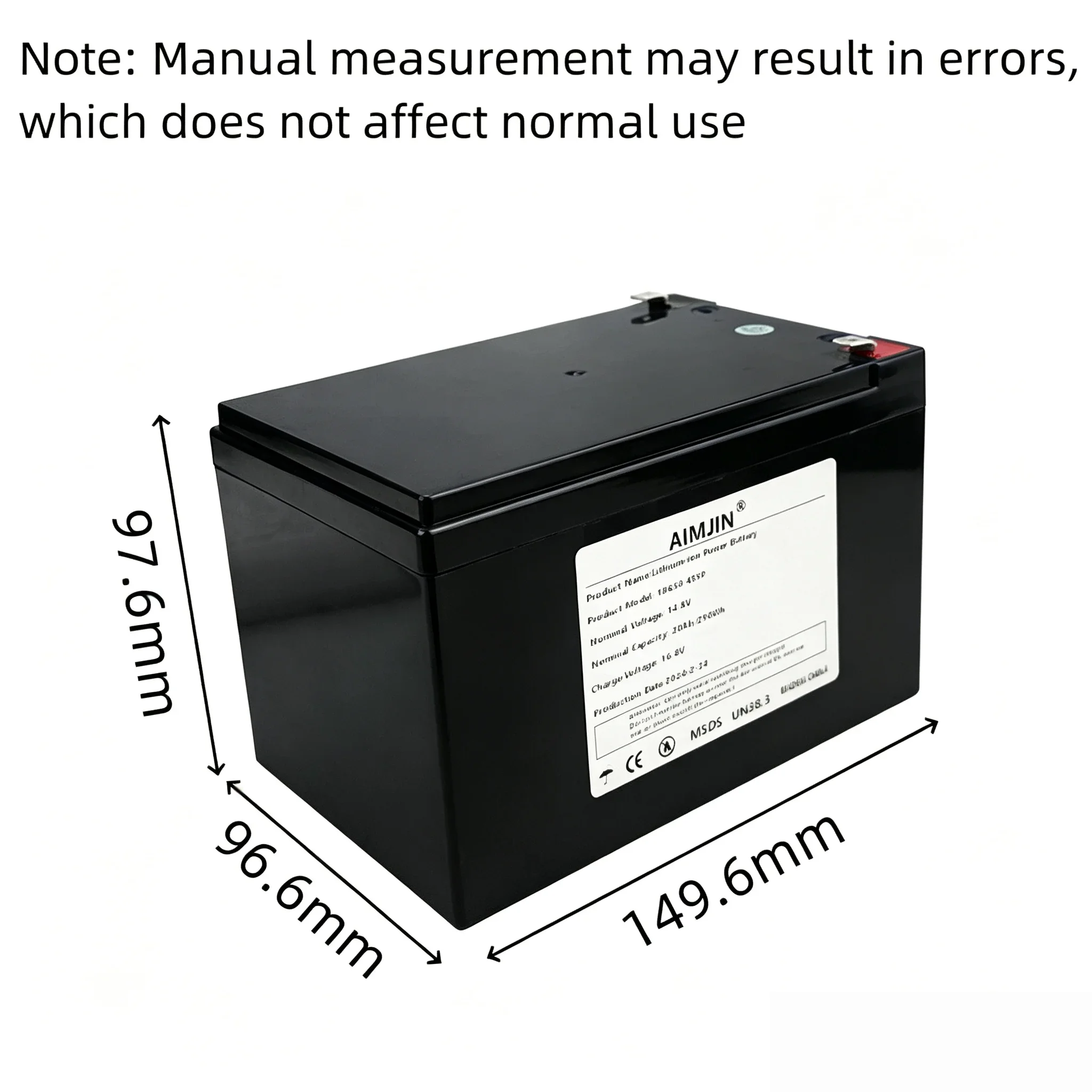 4S5P 14.8V 20Ah 18650 Lithium-ion Battery Pack built-in BMS Suitable for 16.8V Equipment, High-power Inverter, Tourist Car S