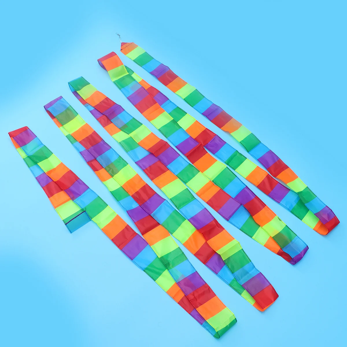 สายรุ้ง 15 เมตร หลากสีสัน สำหรับว่าวผาดโผน ว่าวบินกลางแจ้ง อุปกรณ์เสริมสำหรับการบินและการหมุน