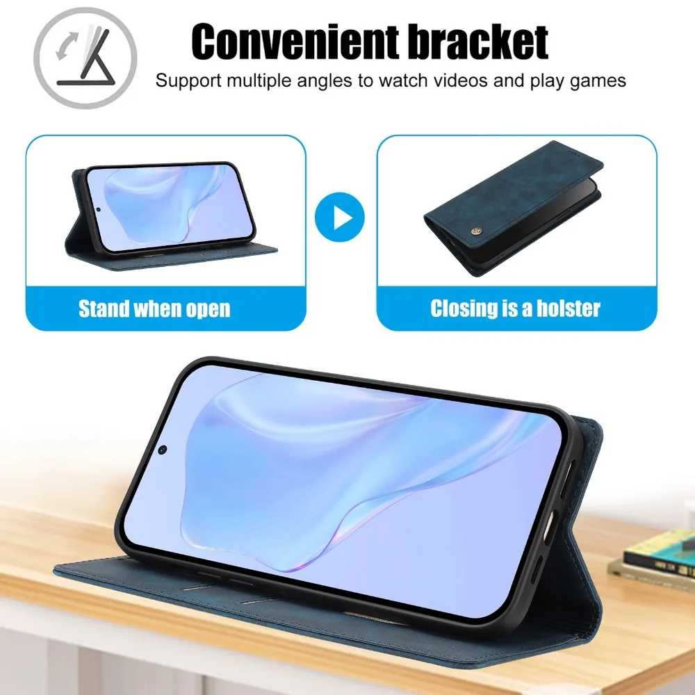 حافظة فاخرة لهاتف سامسونج جالاكسي S26 الترا 5G حافظة جلدية مغناطيسية كوكه سامسونج S26 Edge S 26 Pro Plus S26Ultra حافظة محفظة Funda