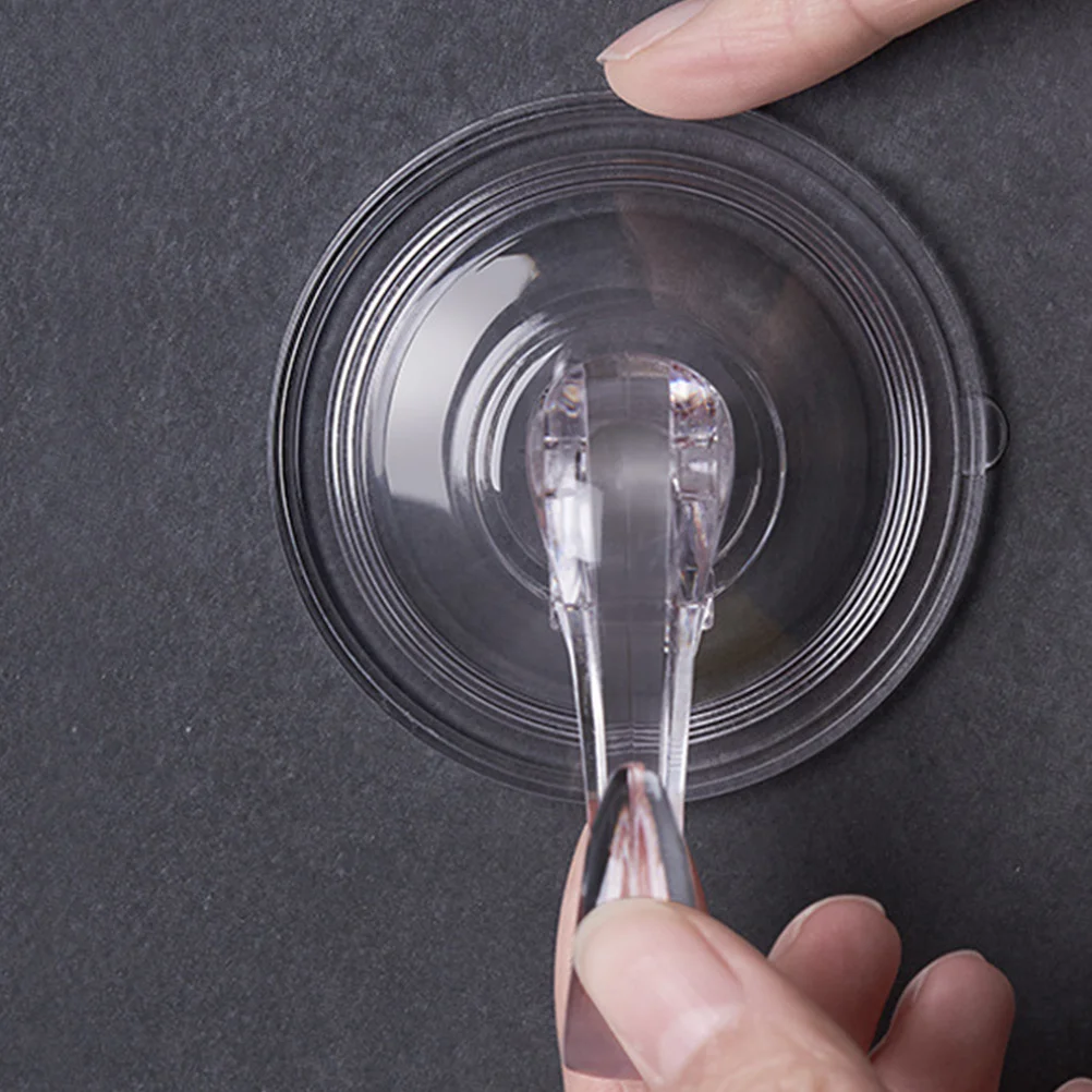 

3Pcs Suction Cup Hooks Heavy Duty Wall Hangers Bathroom Kitchen Towel Clothes Hanger No Drilling Reusable Strong Grip