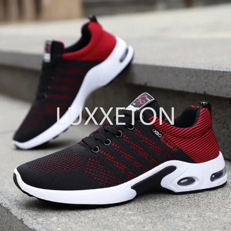 Men Breathable Vulcanized Shoes 2024 Breathable Cushioning Men Mesh Anti slip and Wear resistant Designer Tennis Sports Shoes ﻿