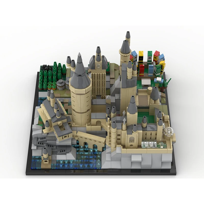 Berühmte Szene Modell Moc Bausteine Watt Schloss Film Modell Technologie Modulare Blöcke Geschenk Stadt Street View Spielzeug DIY Montage