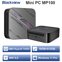 Blackview MP100 Mini PC AMD Ryzen 5 7430U 16GB/32GB RAM 512GB/1TB  SSD, Mini Computer With WiFi 6/BT 5.2/4K Triple Display