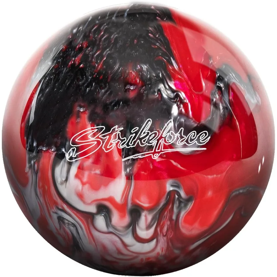 

KR Strikeforce Polyester Undrilled Bowling Ball for Beginner to Professional Use Available in Weights from 6lb to 16lb Ideal fo