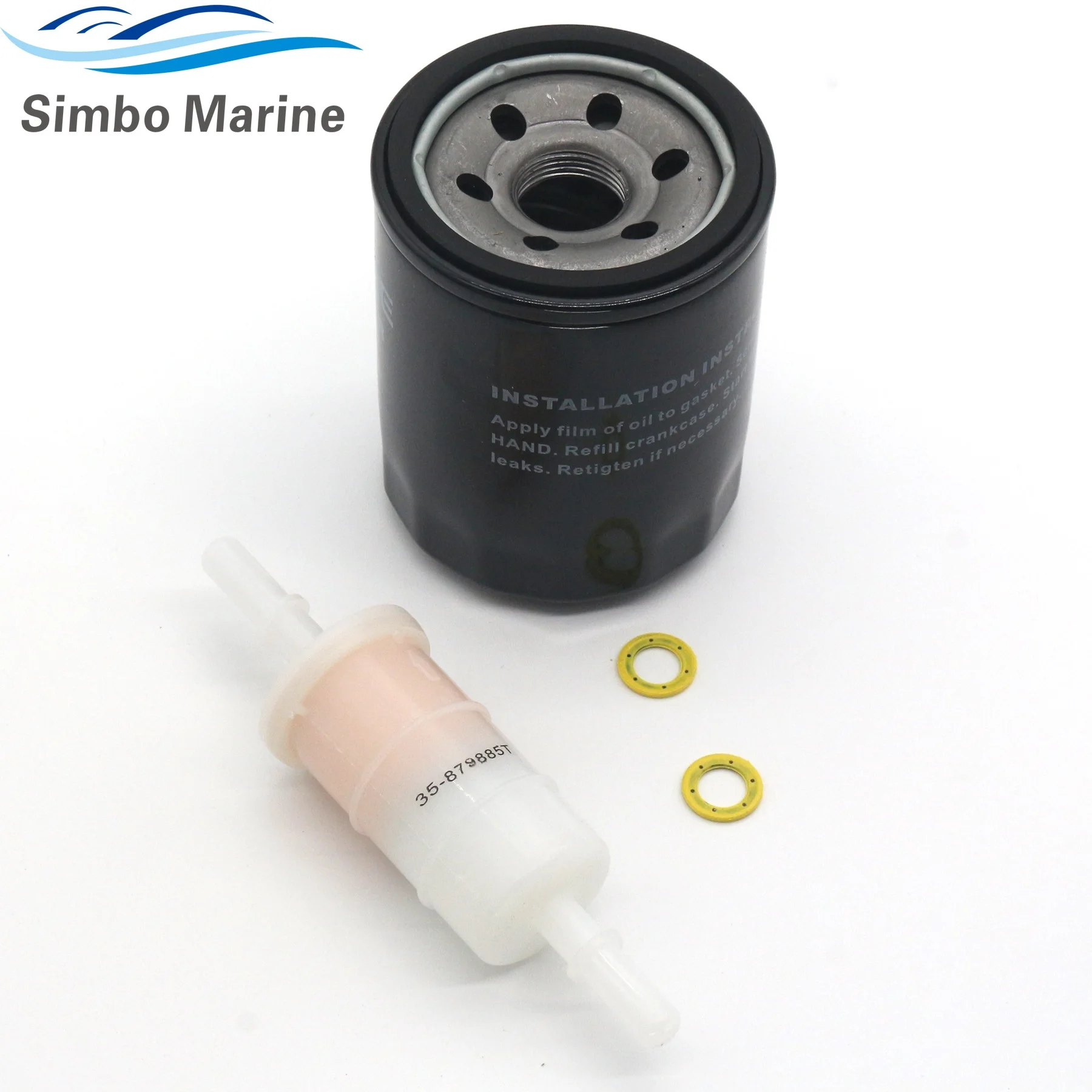 100 Hour Maintenance Kit 8M0097854 Fits for Mercury Marine 75 To 115 HP 2.1L Outboard Motor Premium Quality 8M0162829 35-879885K
