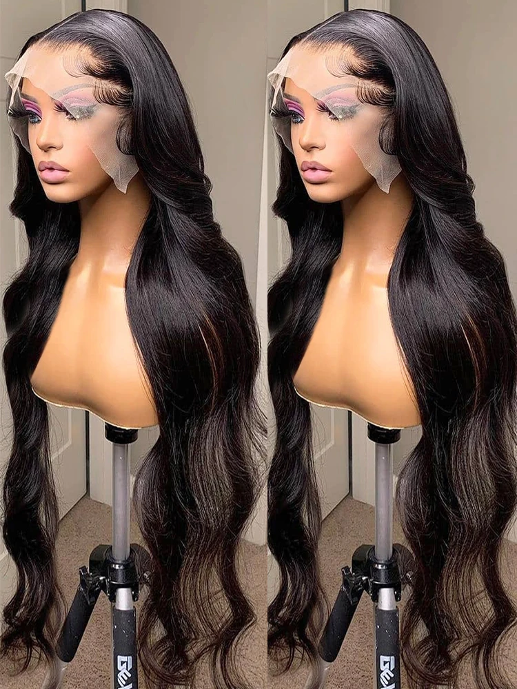 Body Wave Lace Front Pruik 13X4 13X6 Hd Transparant Lace Frontale Pruiken Voor Vrouwen 30 40 Inch 360 Losse Krullend Menselijk Haar Kant Pruik