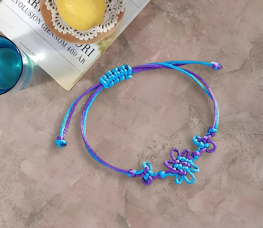 

Anime KPop Demon Hunters Cosplay Accessories Chinese Knot Braided Bracelet Adjustable Couple Bracelets Rumi Cosplay Accessories