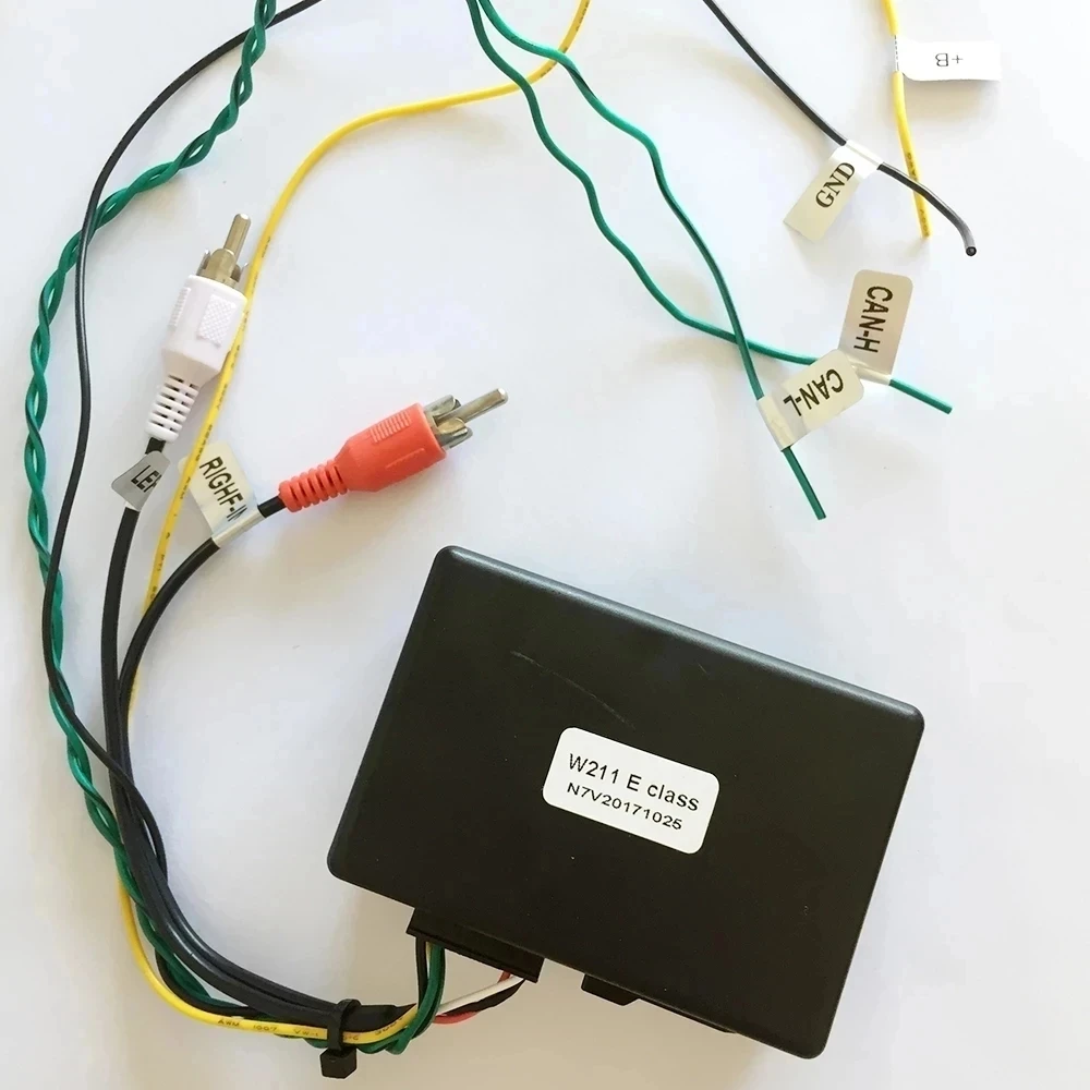 Caja decodificadora de fibra óptica para amplificador óptico, para BENZ E/Cls/Clk/Class W211 w219 W171 W220 W230 W215 W209 B200 W203 Aux para coche