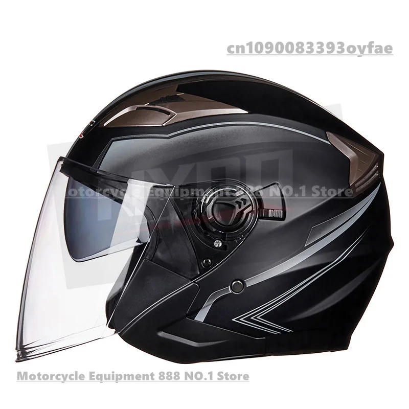 GXT 708 electric motorcycle helmet dual lens men's and women's personalized half helmet four-season helmet casco moto