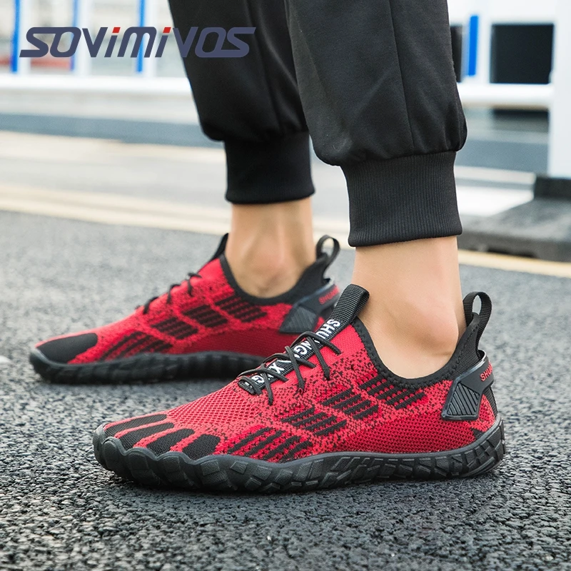 Water Shoes for Men Barefoot Beach Shoes Breathable Sport Shoes Quick Dry River Whtie Sea Aqua Sneakers Soft Beach Sneakers