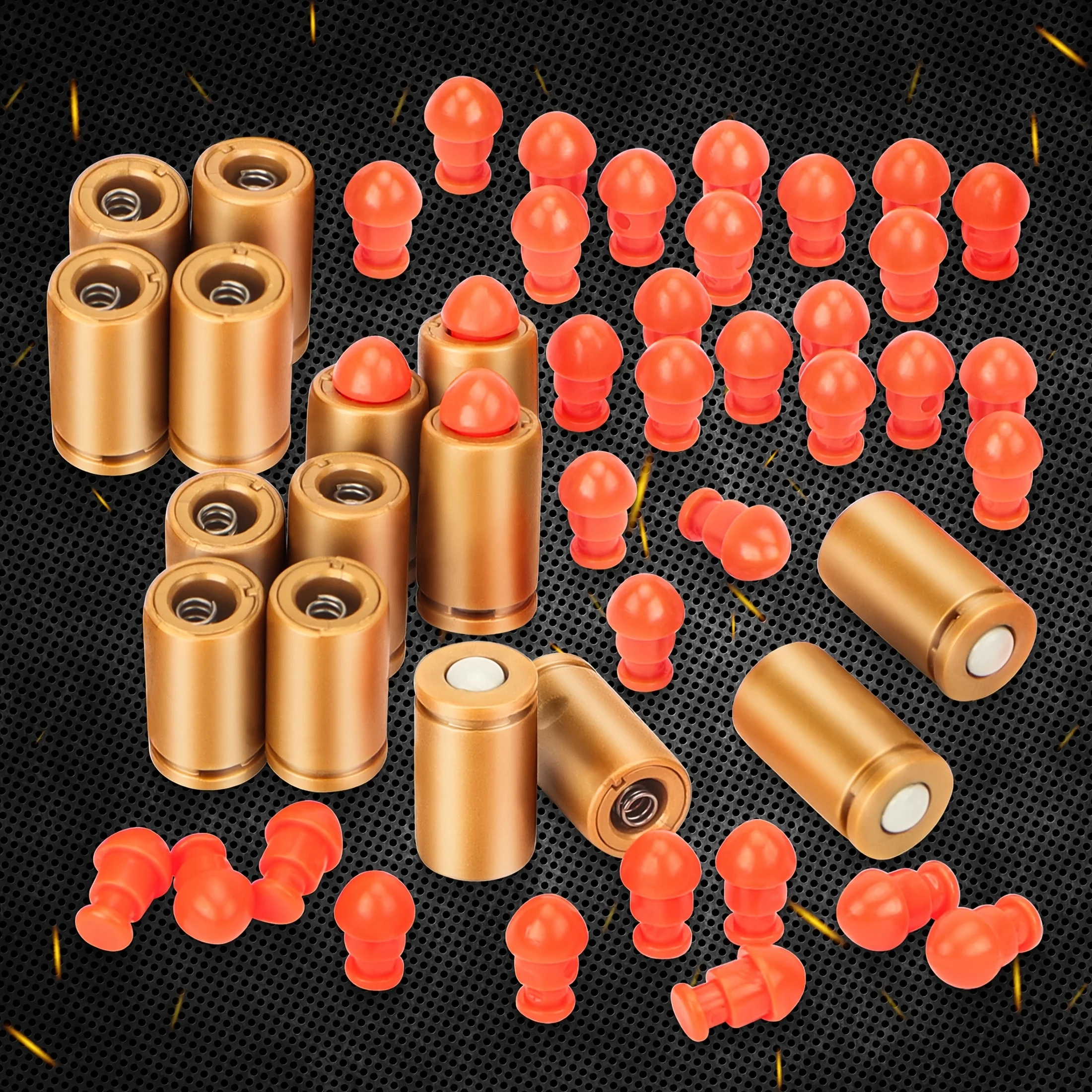 soft Shells And soft Bullets Kit, Reusable Accessories for Action-Packed Fun - Perfect Fit for Multiple Toy Guns,  Durable & Saf