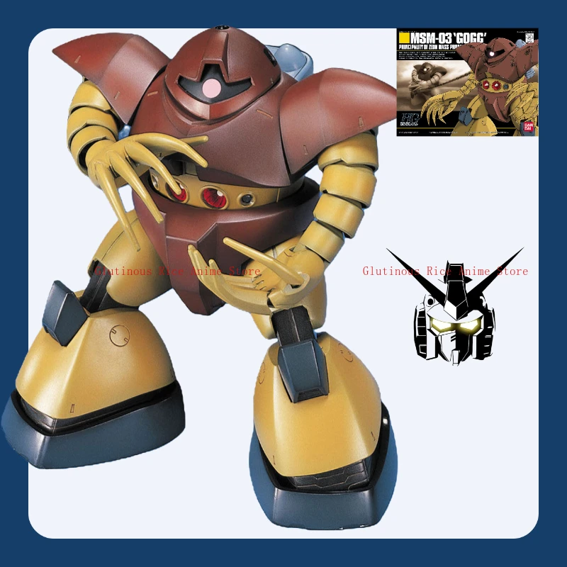 

В наличии Bandai HGUC 1:144 008 MSM-03 Gogg Gundam, собранная модель игрушки, орнамент, подарок на день рождения, оригинальные коллекционные предметы, новинка