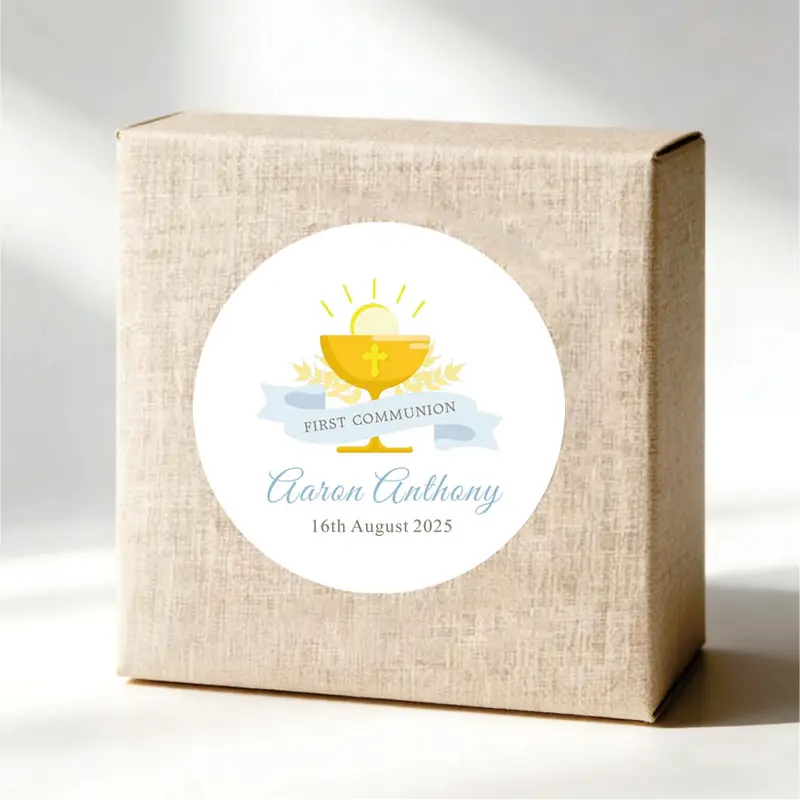 

First Holy Communion Stickers, Mi Primera Comunión Labels, Baptism, Christening, Custom Stickers, Invitation Seals