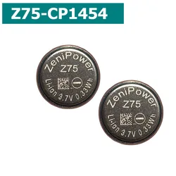 2PCS/Lot Z75 89mAh 1454 Headset Battery for Anker SoundCore Liberty 3 Pro Earphone Rechargeable Replacement 14*5.4mm