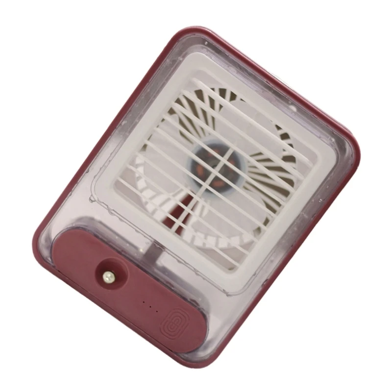 Desktop-Ventilator mit Nachtlicht, Haushaltsspray, Kühlanlagen