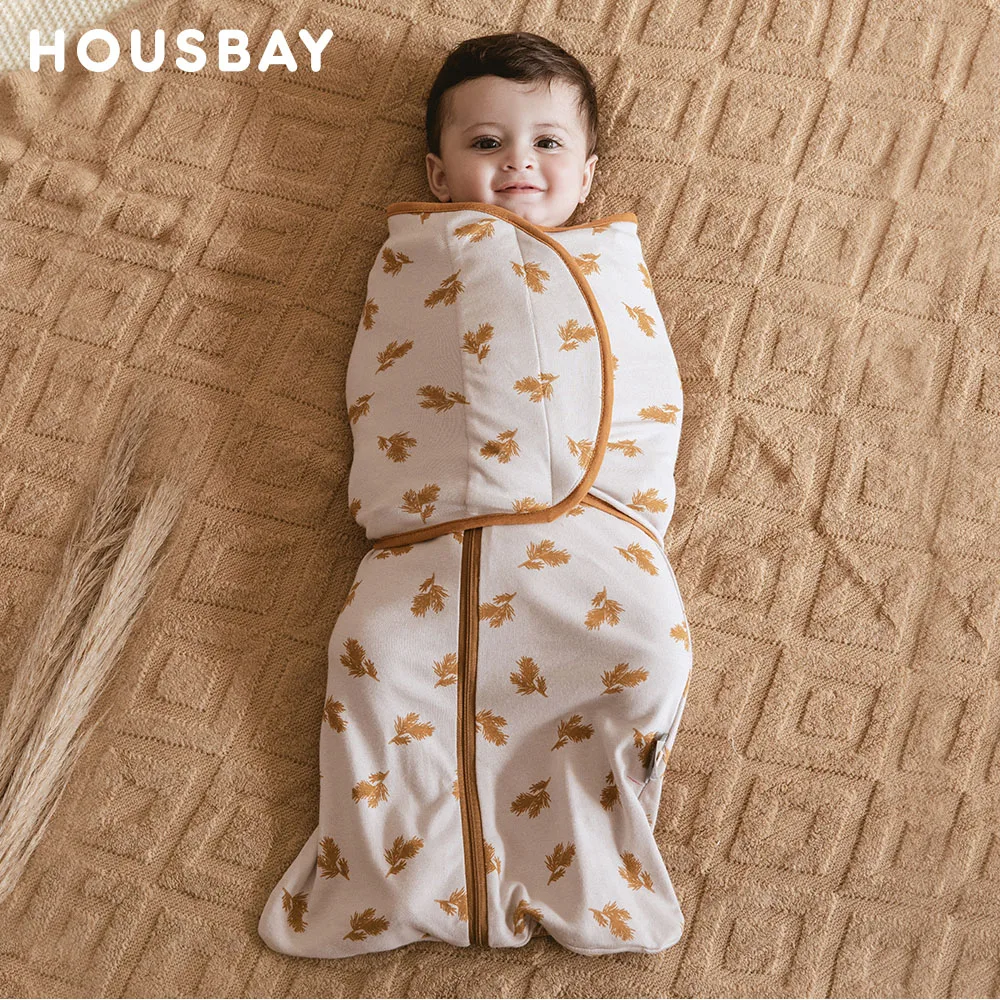 Sleeping Bag For Babies 0-6Months Newborn Baby Swaddle Removable Wrap Baby Sleep Sack Thin Sleeveless For Discharge Summer