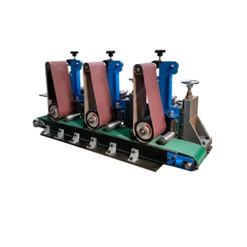 Bench Type Multi Function Stainless Steel Metal Flat Bar Polishing Machine Grinding Equipment