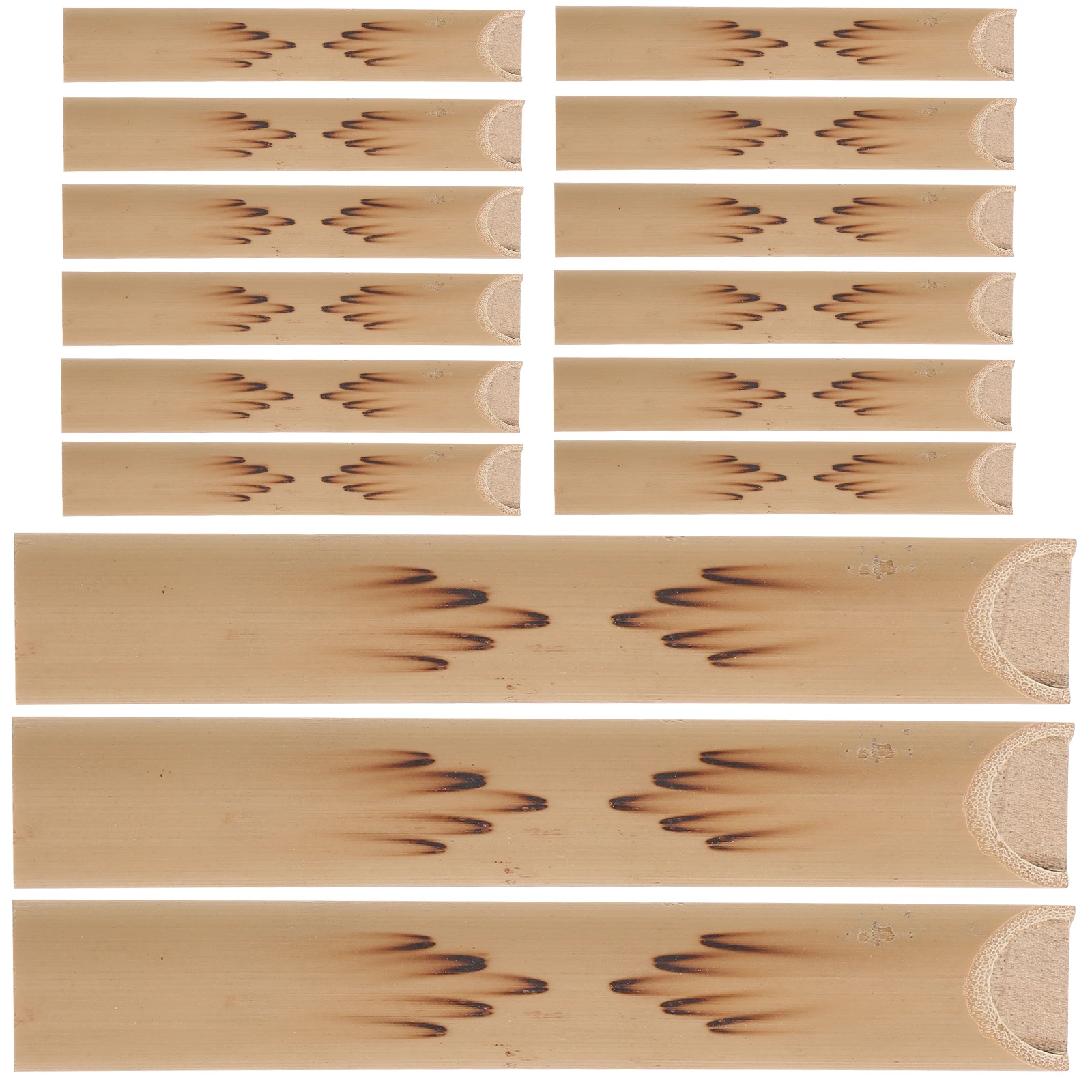 

15 Pcs Duck Whistle Bamboo Handcrafts Noise Making Practice Instrument Train for Bulk