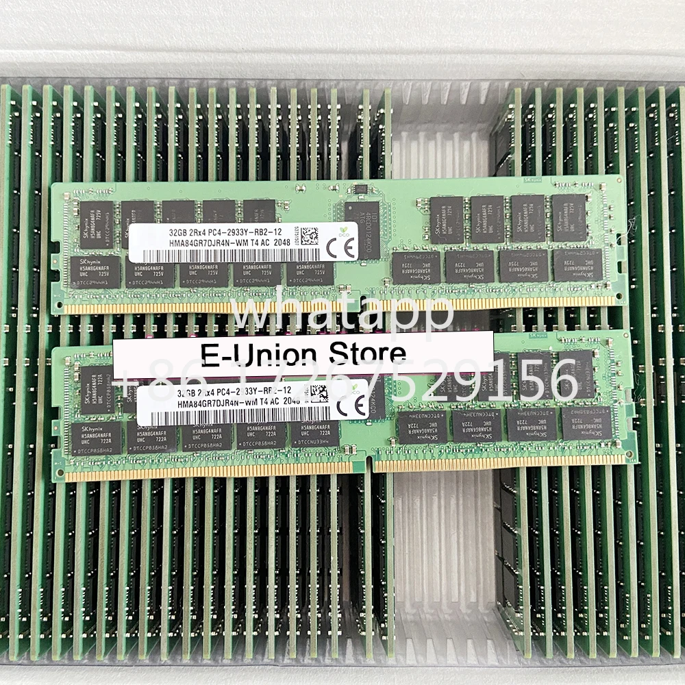 32GB DDR4 2933MHz ECC REG RAM For  R430 R440 R530 R540 R840 Server Memory Works Perfectly Fast Ship High Quality