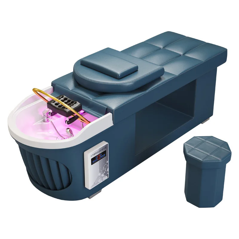 

Стул для мытья парикмахерской для оптовой продажи, кровать для шампуня с циркуляционной терапией для головы