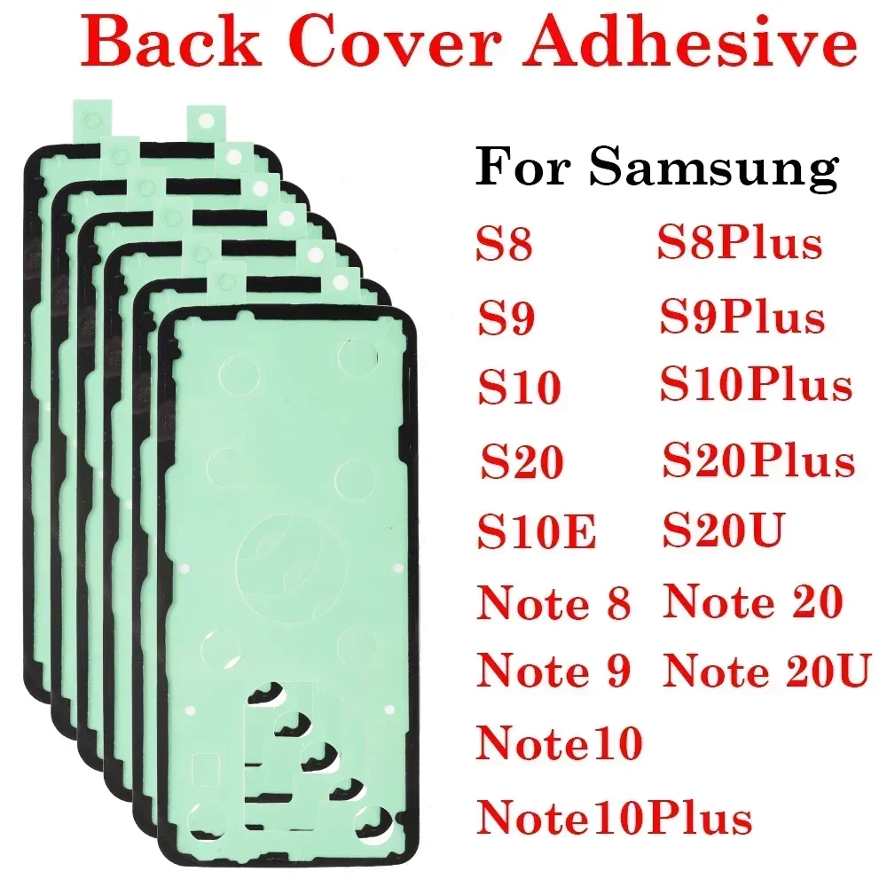 

Back Battery Sticker Adhesive Glue Waterproof Back Cover Sticker For Samsung Galaxy S8 S9 S10 S20 Note 8 9 10 20 Plus Ultra +