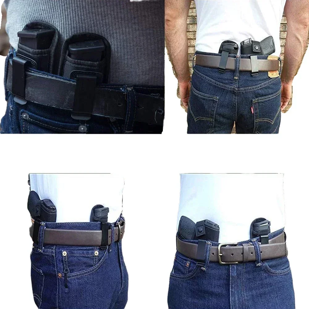 Tactical Nylon Magazine Pouch Holster Pistol 9mm Concealed Carry Mag Case with Clip Glock 19 21 Beretta 92 Handgun Mag Pouch