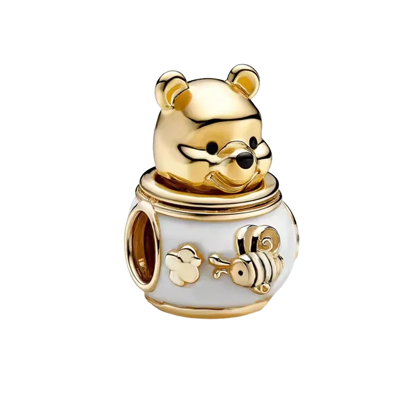 New Disney Winnie the Pooh Piglet & Tigger Charms Pendants DIY Beads for Women Bracelets & Necklaces Jewelry Gift - view 6