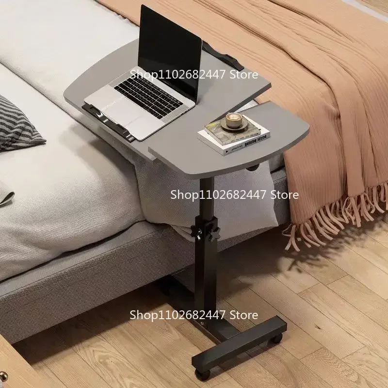 Portable Bedside Table Laptop Desk Adjustable Adjustable Table Folding Sofa Side Table Widened